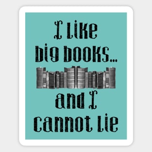 I Like Big Books...And I Cannot Lie Magnet